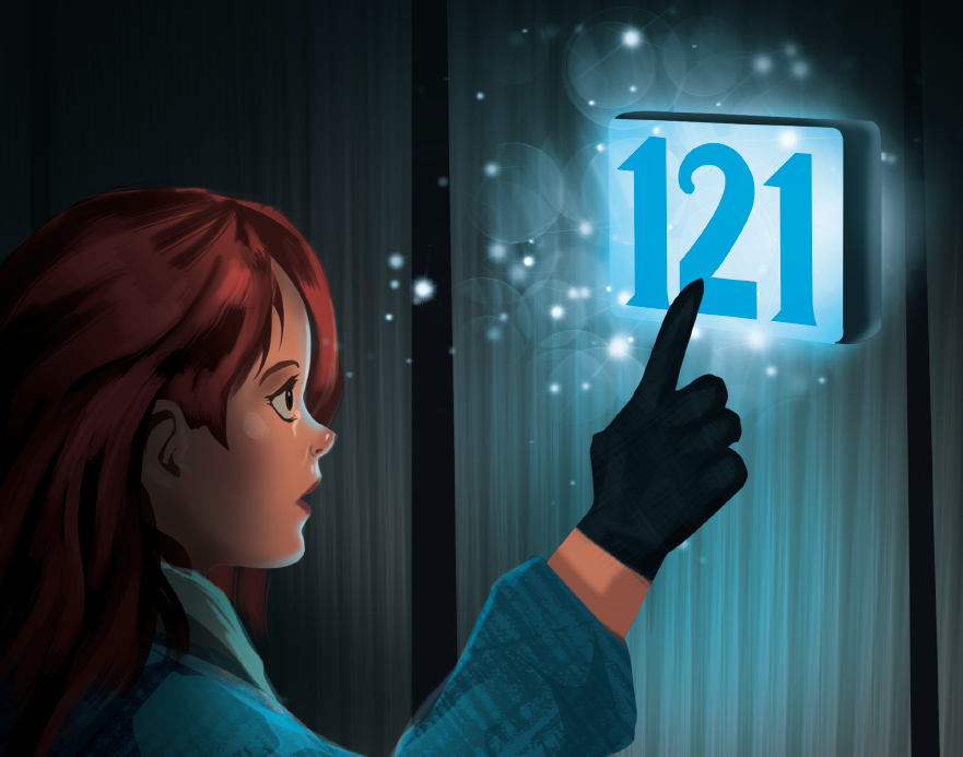 Emilie a 121 patro všechny ilustarce. patro_ukázka ilustace